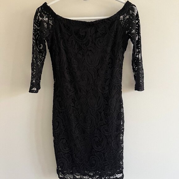 Ambiance Dresses & Skirts - Black Lace Cocktail Dress - Small